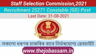 Photo of Staff Selection Commission (SSC) Recruitment 25271 Constable (General Duty) Post